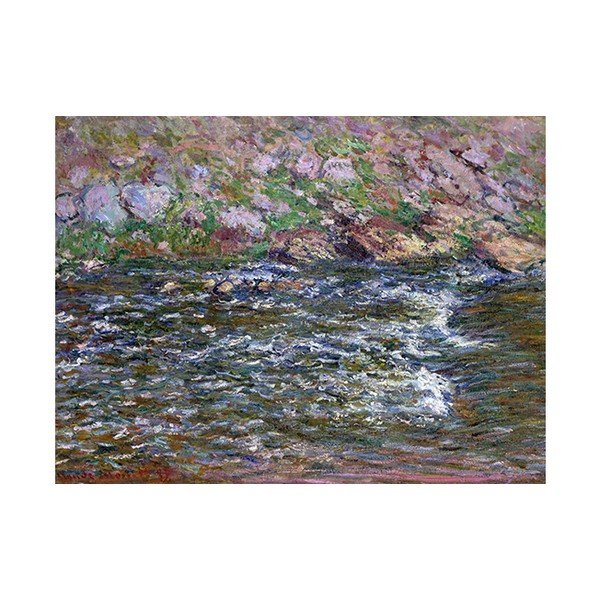 Slika Claudea Moneta - Rapids on the Petite Creuse at Fresselines, 40x30 cm