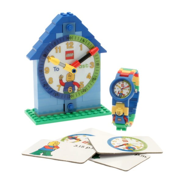 Plavi sat i LEGO® Time Teacher komplet za učenje