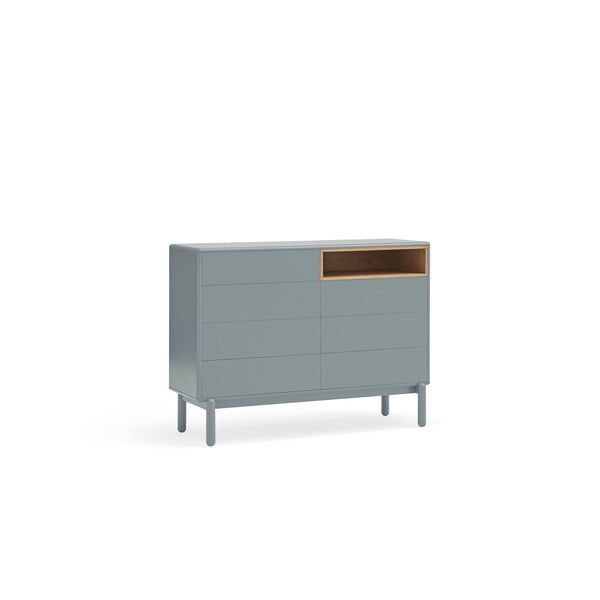 Plava/siva niska komoda 120x90 cm Corvo – Teulat-image-2