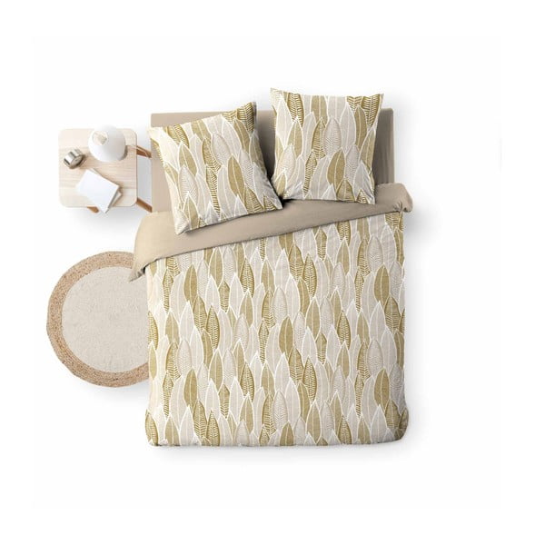 Oker žuta posteljina za bračni krevet/za produženi krevet od mikrovlakana 240x220 cm Kim – douceur d'intérieur-image-4