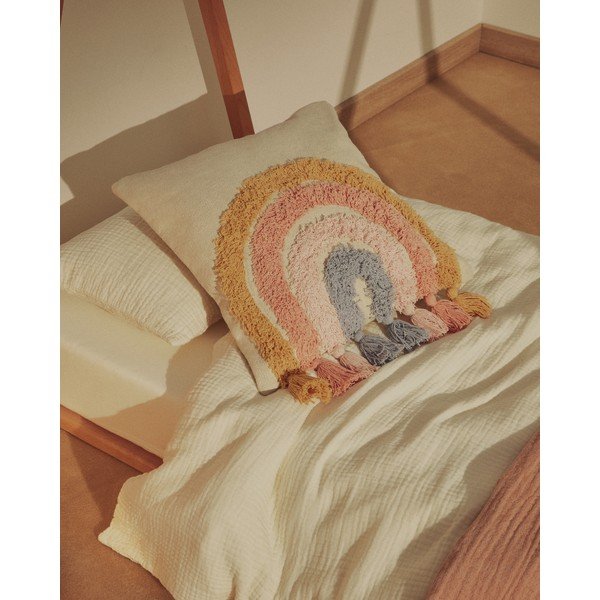 Pamučan dječji jastuk 45x45 cm Tadea – Kave Home-image-1