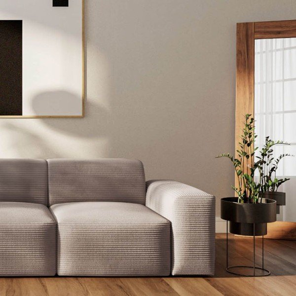 Bež sofa od samta 285 cm Villet – Rodier-image-4