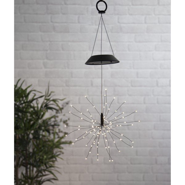 Vanjska solarna viseća LED svjetiljka s bijelim diodama Star Trading Firework, visina 50 cm-image-3