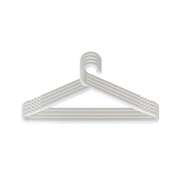 Set od 4 bijele vješalice za vješalicu Karup Design Hongi White-image-1