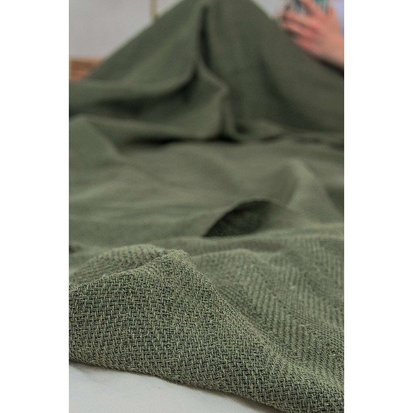 Kaki zeleni prekrivač 240x220 cm Marla  – Mijolnir-image-2