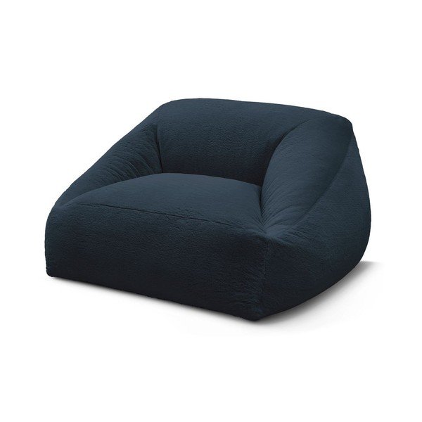 Tamno plava vreća za sjedenje od umjetnog krzna Lilibet – Bobochic Paris