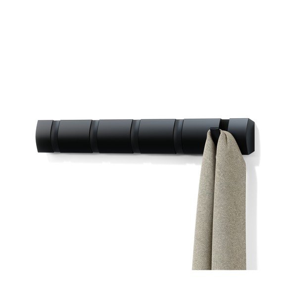 Zidna vješalica od drveta crne topole Flip - Umbra-image-4