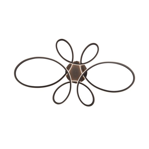 Crna LED stropna svjetiljka 45.5x83 cm Fly – Trio-image-2