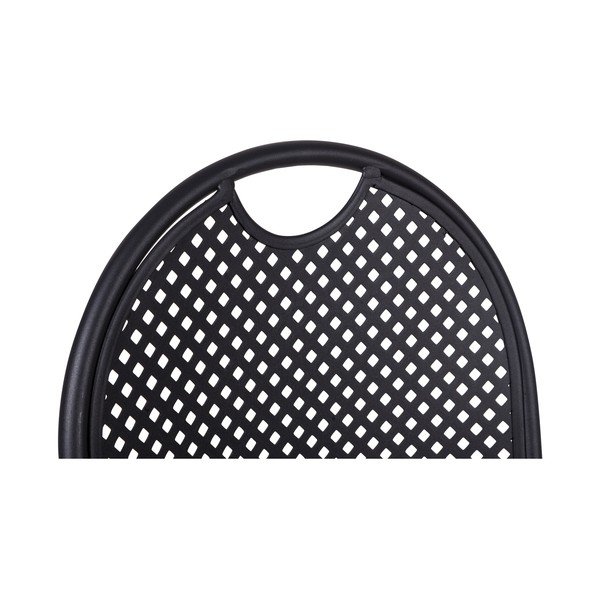 Set od 2 crne sklopive metalne stolice Crido Consulting Iron-image-4