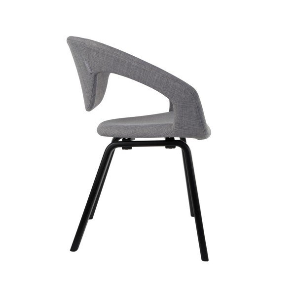 Set od 2 sive stolice s crnim nogama Zuiver Flexback-image-3