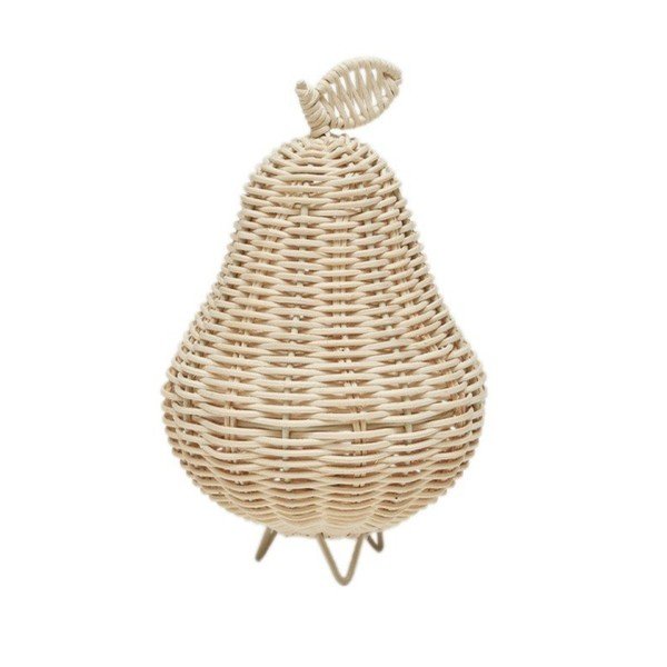 Noćno svjetlo za djecu u prirodnoj boji ø 12 cm Pear – OYOY Mini