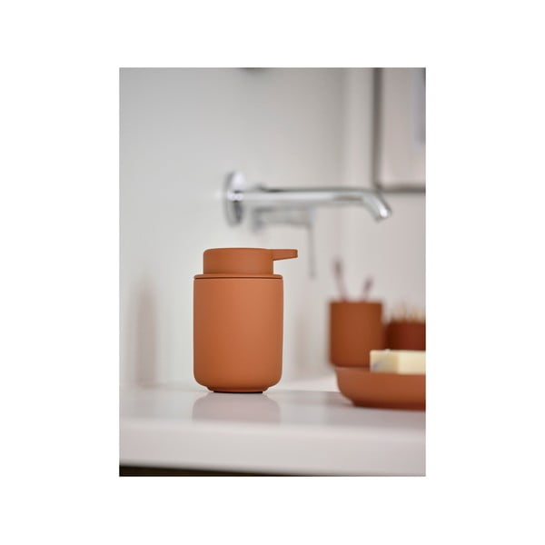 Narančasta čaša za četkice za zube od kamenine Ume – Zone-image-4