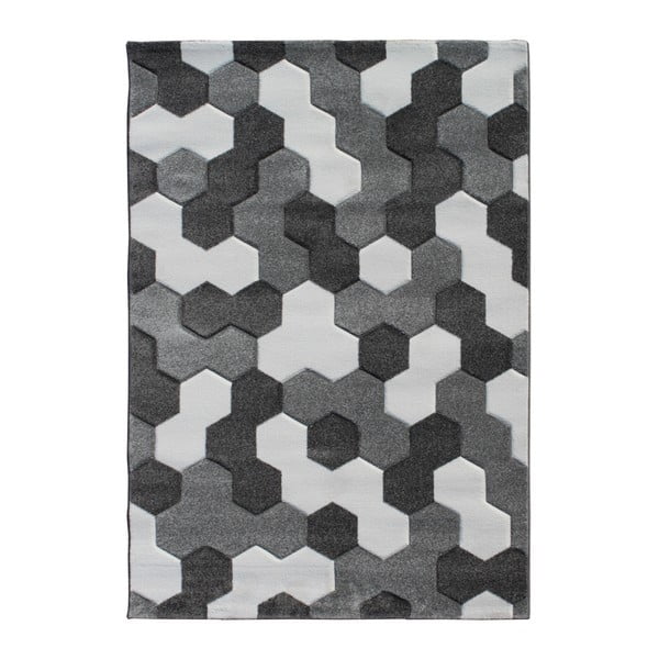 Sivo-smeđi tepih Tomasucci Mosaiko, 140 x 190 cm