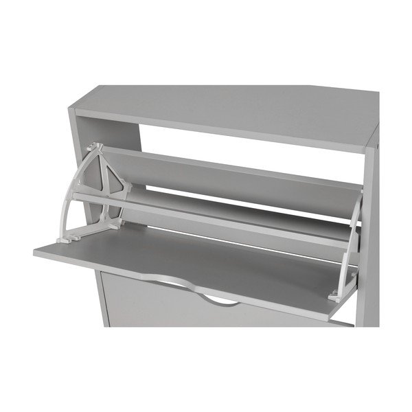 Sivi preklopni ormarić za cipele 50x82x24 cm Stelo – Bonami Essentials-image-4