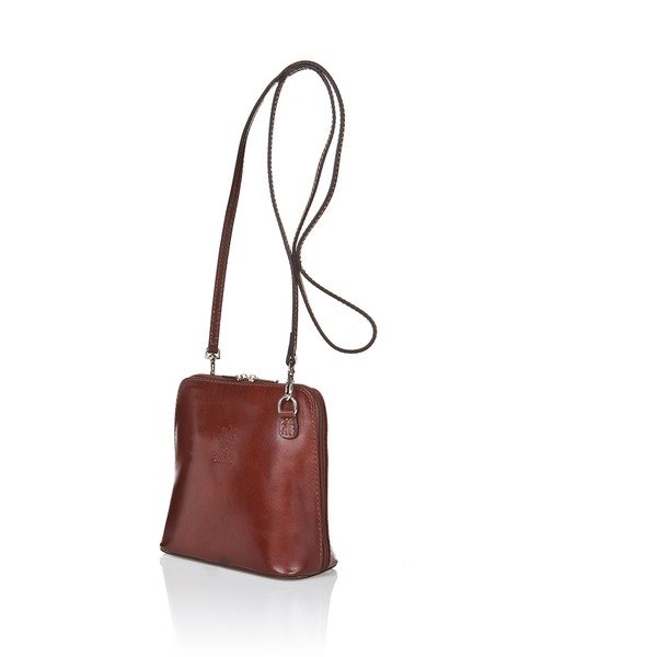 Smeđa kožna torba Grey Labelz Jacintha-image-2