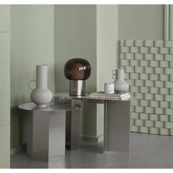 Okrugli pomoćni stol od nehrđajućeg čelika ø 50 cm Oru – Blomus-image-1