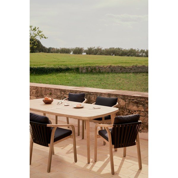 Vrtni blagovaonski stol 100x225 cm Maset - Kave Home-image-1