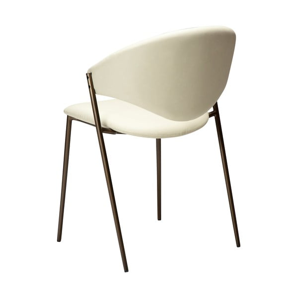 Blagovaonska stolica od umjetne kože boje slonovače Zone – DAN-FORM Denmark-image-4