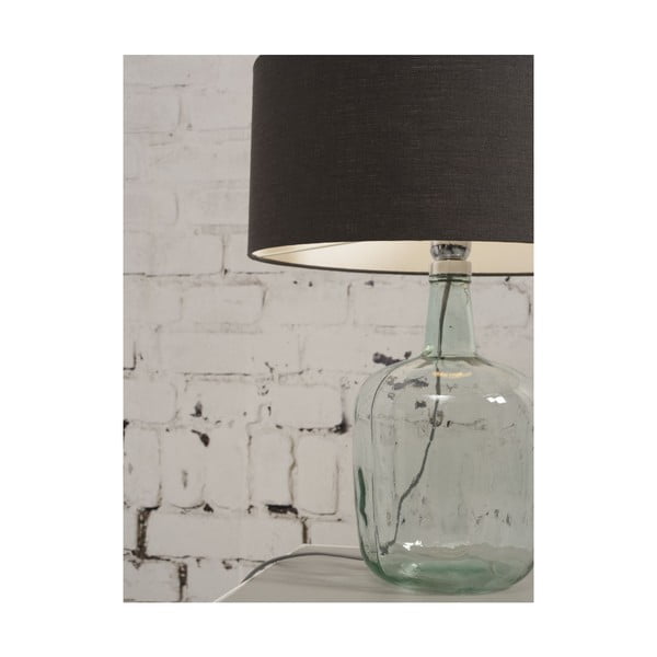 Stolna lampa s bež sjenilom i konstrukcijom od recikliranog stakla Good &amp; Mojo Murano, ⌀ 30 cm-image-4