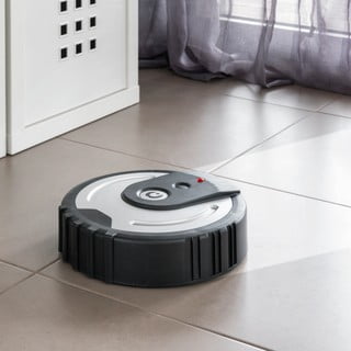 Crni robot čistač podova InnovaGoods Floor Cleaner