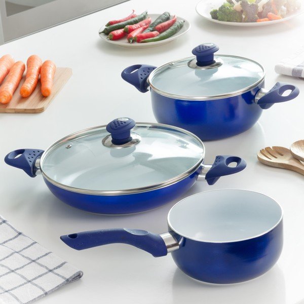 Plavi 5-dijelni set posuđa InnovaGoods Chef-image-2