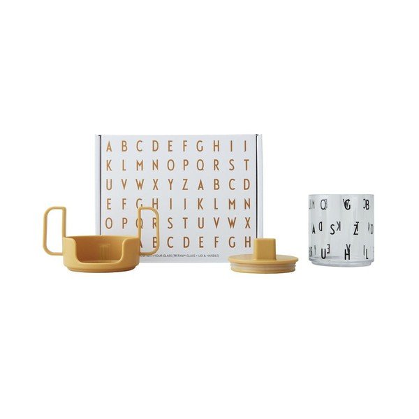 Senf žuta dječja šalica Design Letters Grow With Your Cup-image-2
