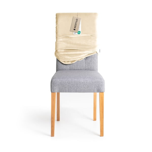 Bež rastezljive presvlake 4 kom za stolicu 48 cm Sento – Restilo-image-4