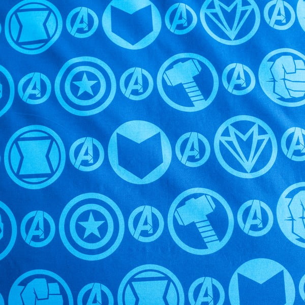 Pamučna dječja posteljina za krevet za jednu osobu sa svjetlećim efektom 140x200 cm Avengers - Jerry Fabrics-image-4