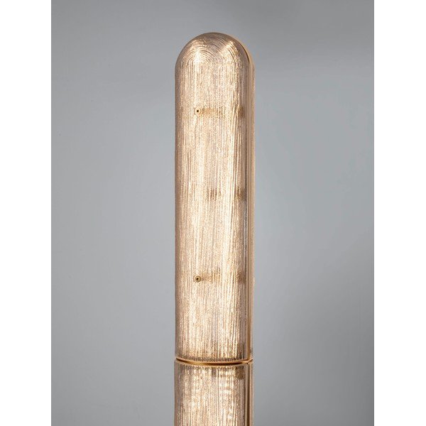 Mjedena metalna LED stojeća svjetiljka sa staklenim sjenilom (visina 165,5 cm) Gloree – Nova Luce-image-2