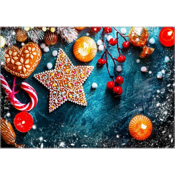Tepih Vitaus Christmas Period Star Cookie, 50 x 80 cm