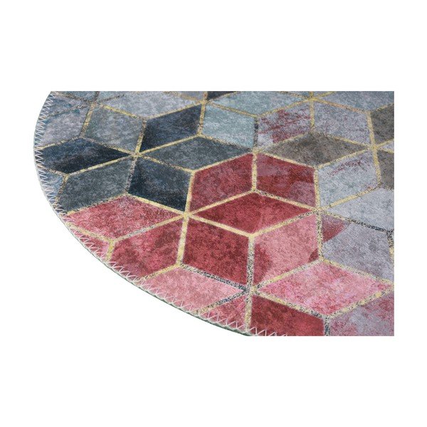 Ružičasto-svijetlo sivi perivi tepih 120x180 cm – Vitaus-image-2