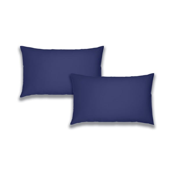 Jastučnice u setu 2 kom od pamučnog perkala 50x75 cm Cotton Percale – Bianca