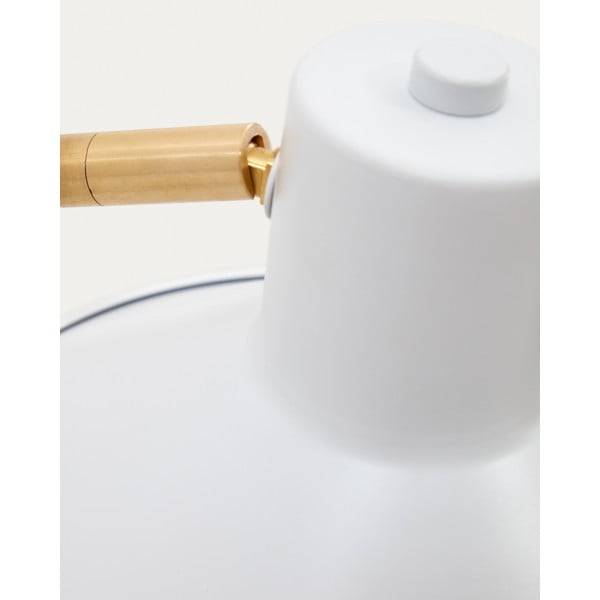 Bijela zidna lampa ø 20 cm Aria – Kave Home-image-2