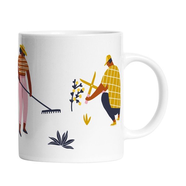 Bijela keramička šalica Butter Kings Planting, 330 ml-image-2