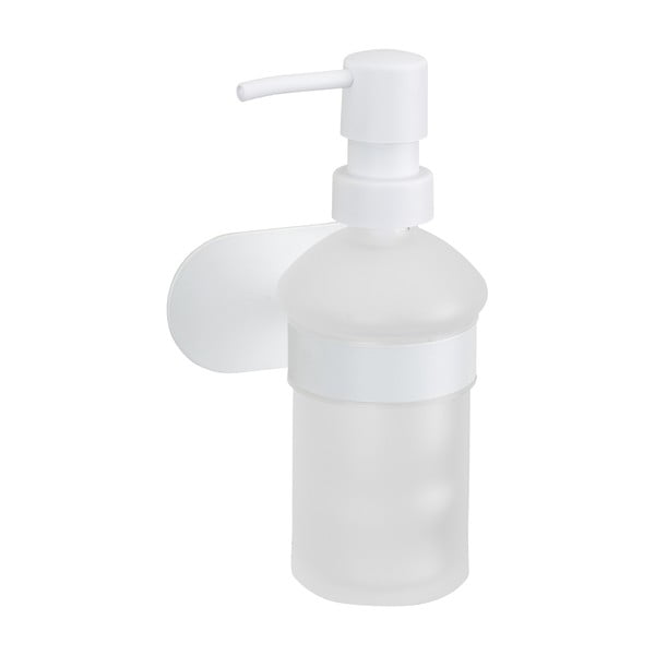 Bijeli stakleni samoljepljiv dozator sapuna 200 ml Orea – Wenko