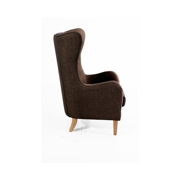 Tamno smeđa stolica Max Winzer Miriam Linen-image-1