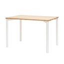 Bijeli blagovaonski stol sa zaobljenim nogama Ragaba TRIVENTI, 120 x 80 cm