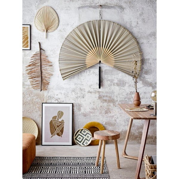 Zidna dekoracija od tkanine i bambusa 145x72 cm Jaime - Bloomingville-image-1