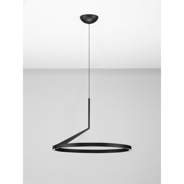 Mat crna LED viseća svjetiljka aluminijska s mogućnosti zatamnjivanja ø 60 cm Tilia – Nova Luce-image-4