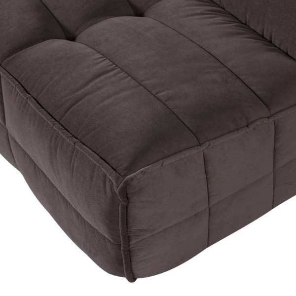 Smeđa baršunasti sofa 204 cm Cluster – vtwonen-image-3