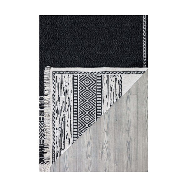Crno bijeli pamučni tepih Oyo home Duo, 120 x 180 cm-image-4