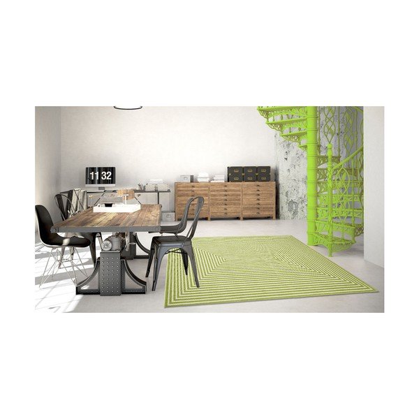 Zeleni vanjski tepih Floorita Braid, 200 x 285 cm-image-4