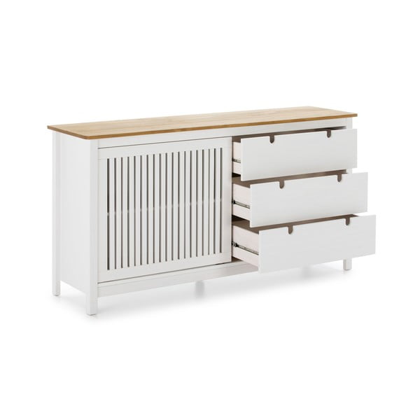 Bijela drvena komoda Marckeric Bruna-image-4