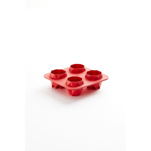 Crveni silikonski lim za pečenje Lékué Fortune Origami-image-1