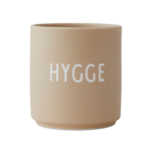 Bež porculanska šalica 300 ml Hygge – Design Letters