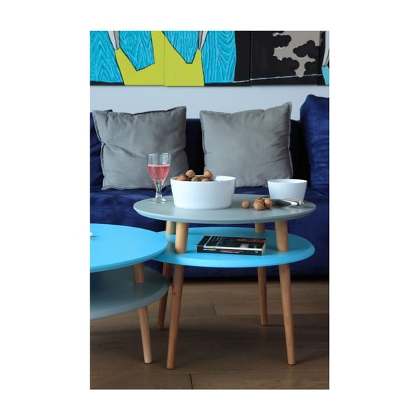 Svijetlosivi stolić za kavu Ragaba UFO Ø 45 cm-image-2