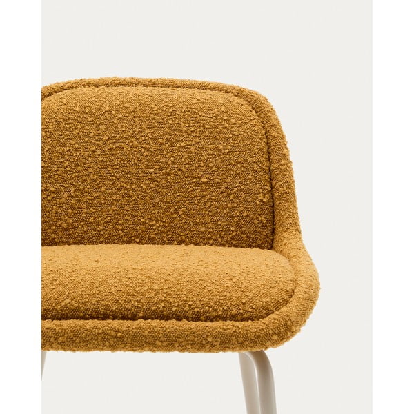 Senf žuta barska stolica (visine sjedala 65 cm) Aimin – Kave Home-image-3