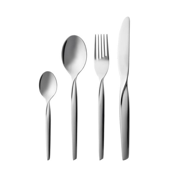 Pribor 16 kom od nehrđajućeg čelika u srebrnoj boji Twist – Gense