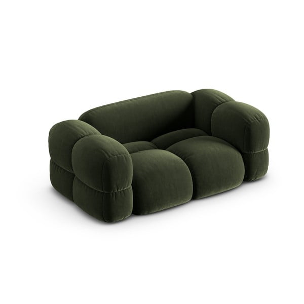 Zelena baršunasti sofa 180 cm Loretto – Cosmopolitan Design-image-3