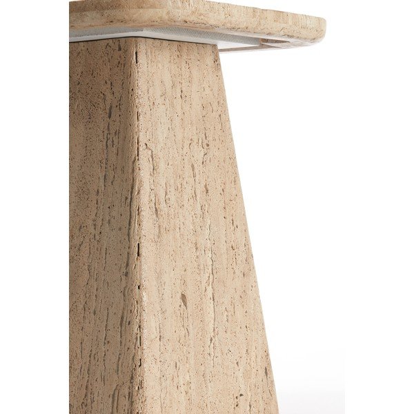 Pomoćni stol s kamenom pločom stola 40x40 cm Kepami – Light & Living-image-3